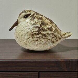 Vtg Andersen Design Studio Pottery "The Gentle Sandpiper" Figurine Artist Signed